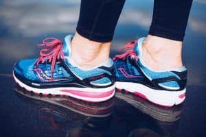 basket femme avec amorti talon