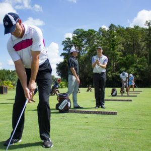 golfeurs sur un parcours