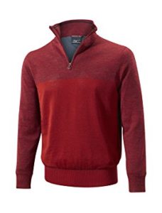 Pull homme rouge pour golf