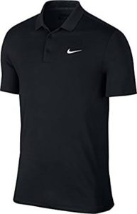polo de golf noir Nike