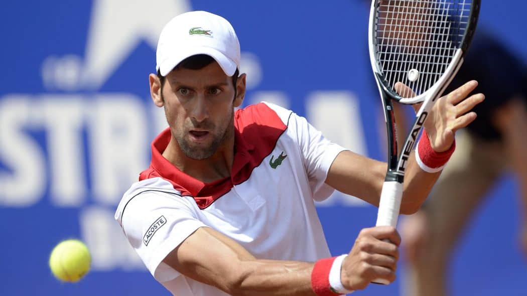 Novak Djokovic et sa raquette Head