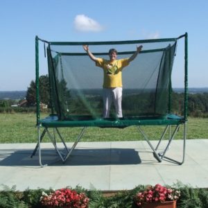 trampoline sécurisé