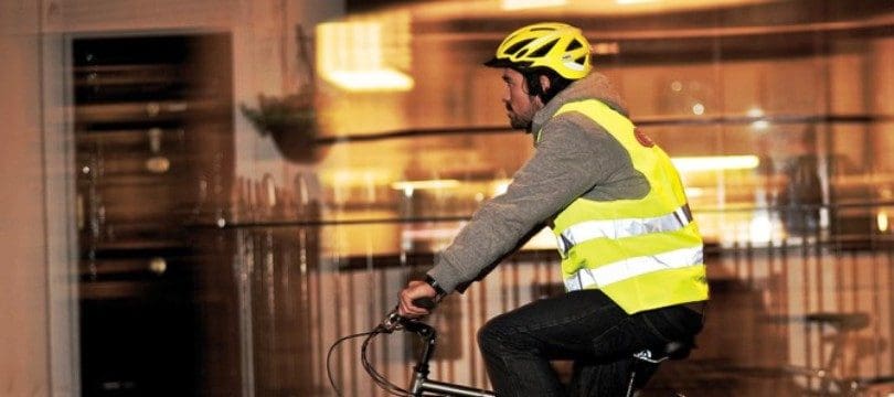 gilet fluorescent velo