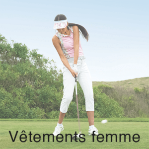 femme jouant au golf